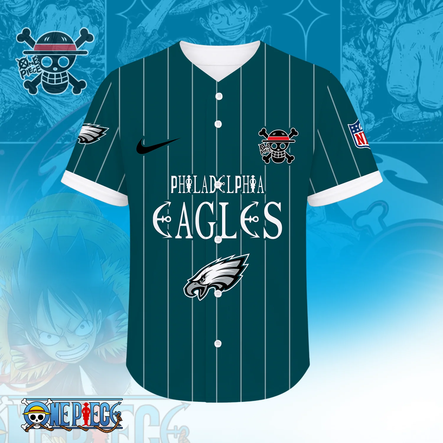 Limited Edition – Customized NFL Philadelphia Eagles Baseball Jersey