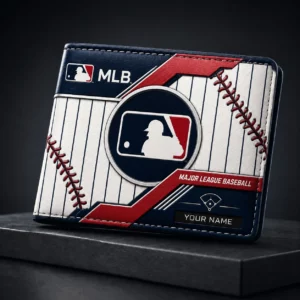 Limited Edition – Customized MLB Major League Baseball Leather Wallet