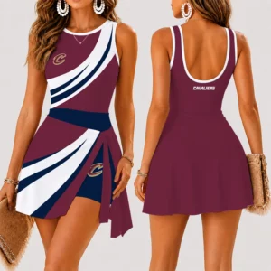 Limited Edition – Customized NBA Cleveland Cavaliers Women’S Summer Skort Dress