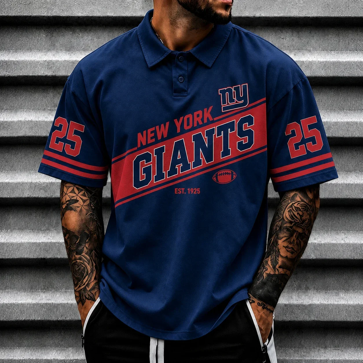 Limited Edition – Customized NFL New York Giants Polo Shirt