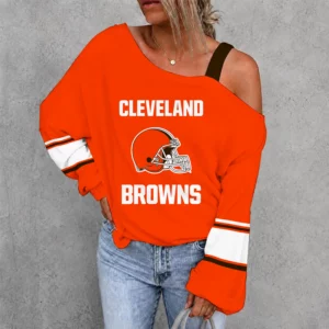 Limited Edition – Customized NFL Cleveland Browns Drop Shoulder Sweatshirt