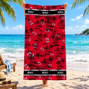 Limited Edition – Customized NHL New Jersey Devils Beach Towel