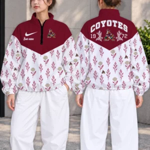 Limited Edition – Customized NHL Arizona Coyotes V-Neck Zipper Sweatshirt Jacket