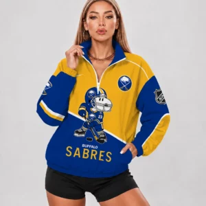Limited Edition – Customized NHL Buffalo Sabres V-Neck Zipper Sweatshirt Jacket