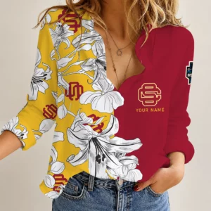 Limited Edition – Customized NCAA Usc Trojans Women Casual Shirt