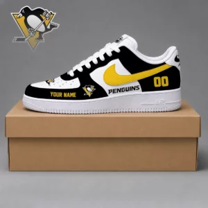 Limited Edition – Customized NHL Pittsburgh Penguins Af1 Shoes