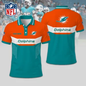 Limited Edition – Customized NFL Miami Dolphins Polo Shirt