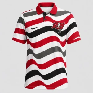 Limited Edition – Customized NFL Tampa Bay Buccaneers Striped Polo Shirt