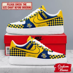 Limited Edition – Customized NCAA Marquette Golden Eagles Af1 Shoes