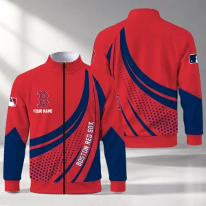 Limited Edition – Customized MLB Boston Red Sox Stand Collar Jacket