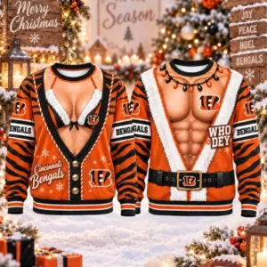 Limited Edition – Customized NFL Cincinnati Bengals Christmas Unisex Sweatshirt