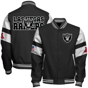 Limited Edition – Customized NFL Las Vegas Raiders Satin Varsity & Baseball Jacket