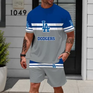 Limited Edition – Customized MLB Los Angeles Dodgers Unisex T-Shirt & Shorts Set
