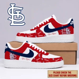 Limited Edition – Customized MLB St. Louis Cardinals Af1 Shoes