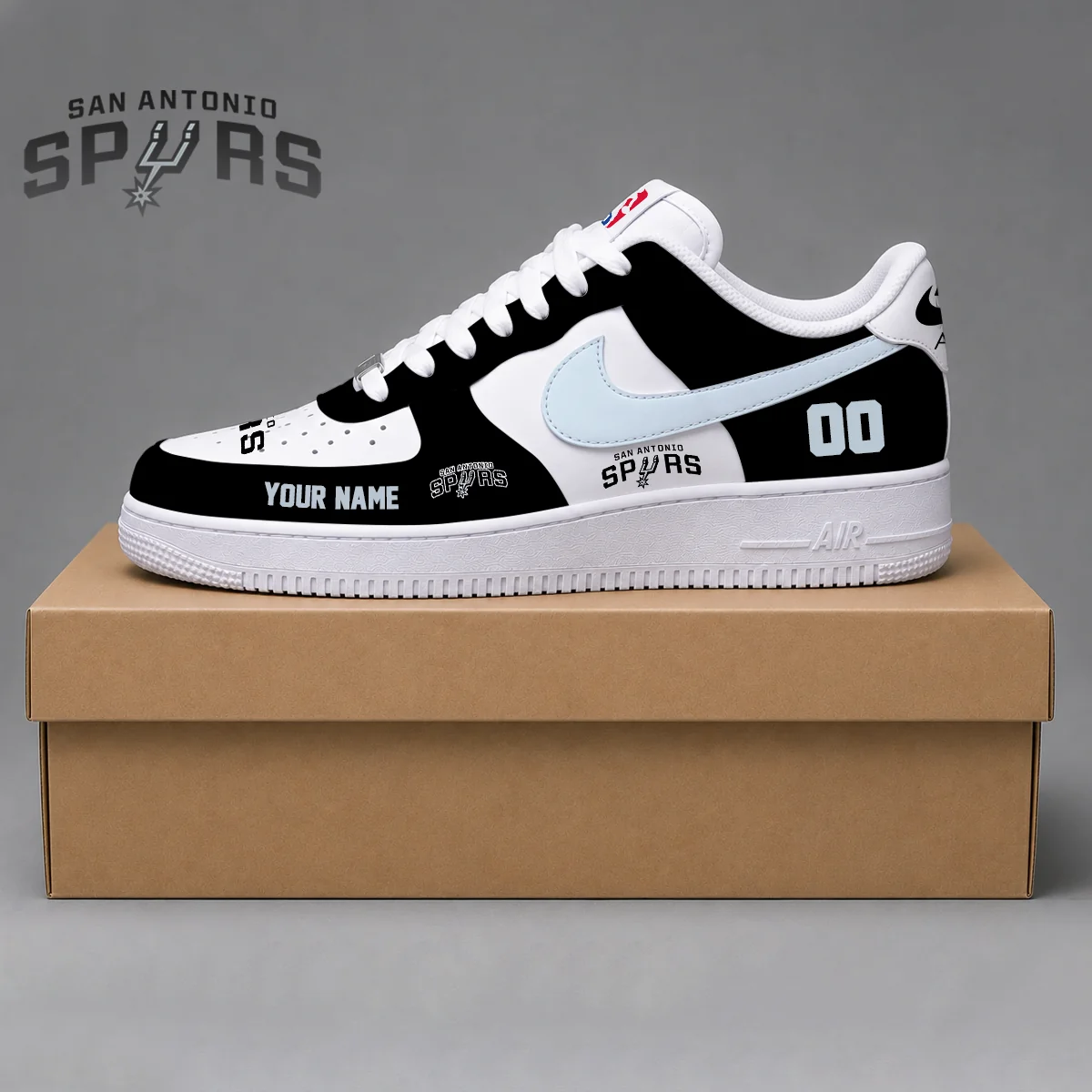Limited Edition – Customized NBA San Antonio Spurs Af1 Sneakers