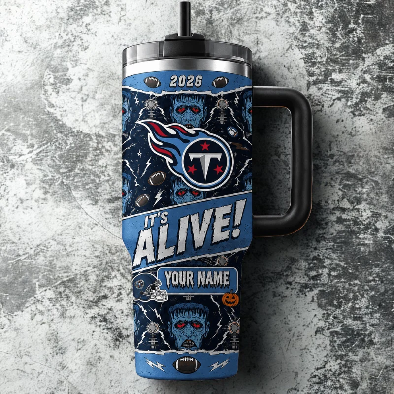 Limited Edition – Customized NFL Tennessee Titans Halloween 40Oz Tumbler