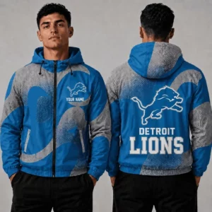 Limited Edition – Customized NFL Detroit Lions Windbreaker Jacket
