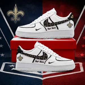 Limited Edition – Customized NFL New Orleans Saints Af1 Shoes