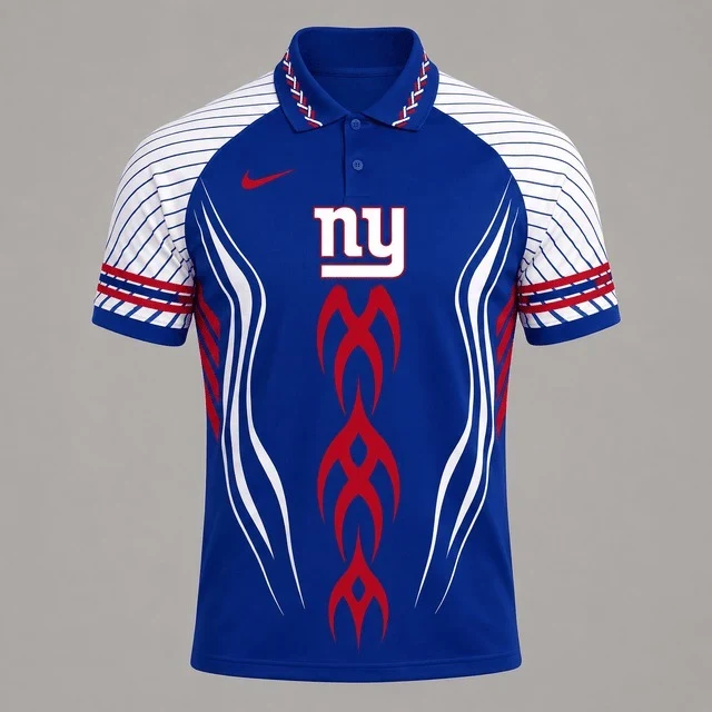 Limited Edition – Customized NFL New York Giants Polo Shirt