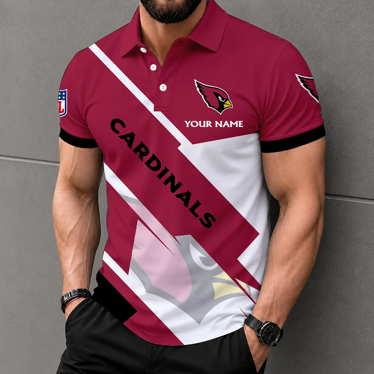 Limited Edition – Customized NFL Arizona Cardinals Polo Shirt