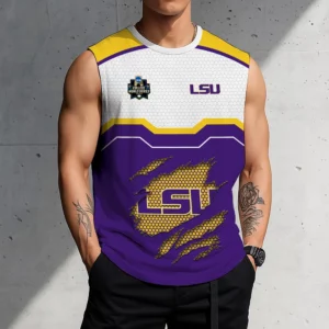 Limited Edition – New Customized NCAA Lsu Tigers Men’s Gym Shirt