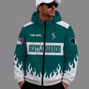 Limited Edition – Customized MLB Seattle Mariners Windbreaker Jacket