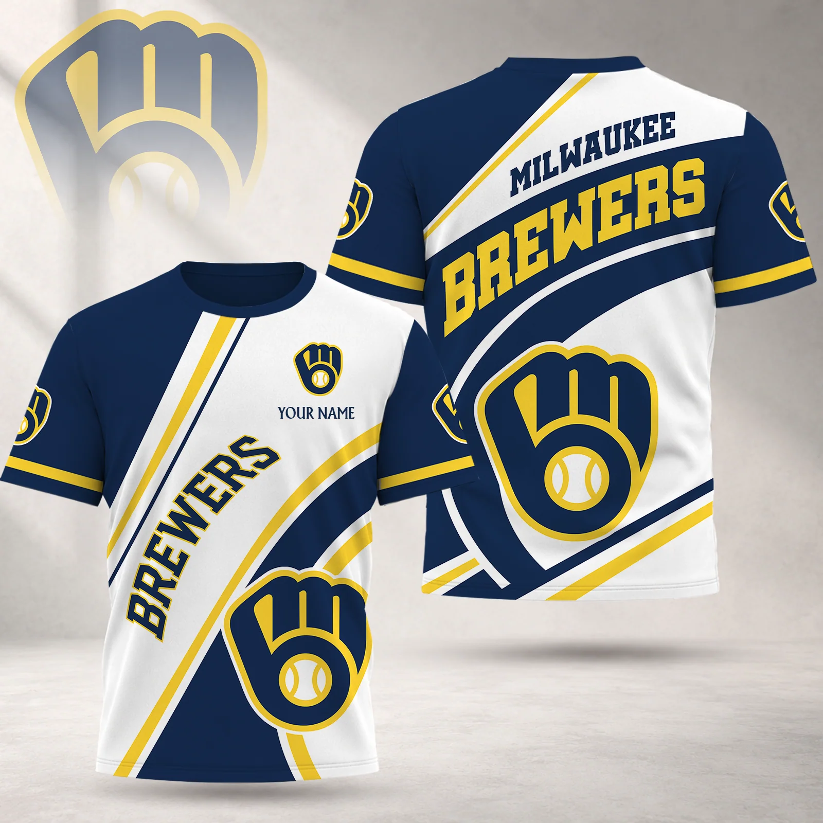 Limited Edition – Customized MLB Milwaukee Brewers T-Shirt