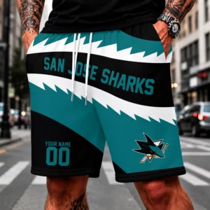 Limited Edition – Customized NHL San Jose Sharks Short Pants