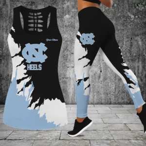 Limited Edition – Customized NCAA North Carolina Tar Heels Hollow Tank Top & Leggings Set