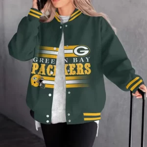 Limited Edition – Customized NFL Green Bay Packers Satin Varsity & Baseball Jacket