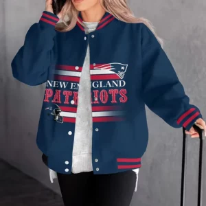 Limited Edition – Customized NFL New England Patriots Satin Varsity & Baseball Jacket