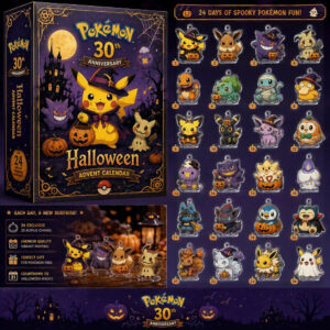 Pokemon 30th Anniversary Halloween Advent Calendar Best Halloween Decor Gifts For Brothers