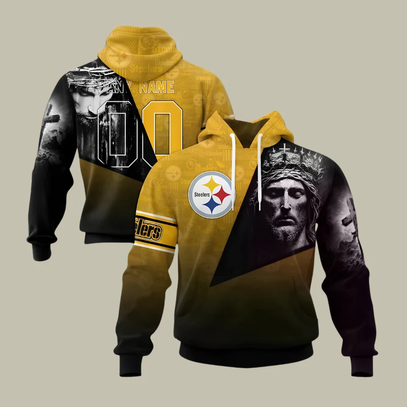 Limited Edition – Customized NFL Pittsburgh Steelers God’s Blessing T-Shirt, Hoodie & Zip Hoodie