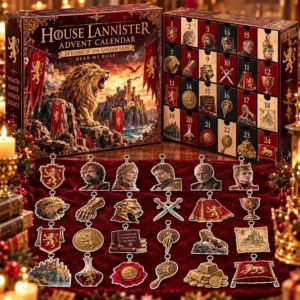 House Lannister 24 Golden Lion Christmas Advent Calendar Xmas Eve Countdown Gift For Brother