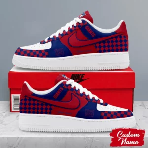 Limited Edition – Customized NFL New York Giants Af1 Shoes
