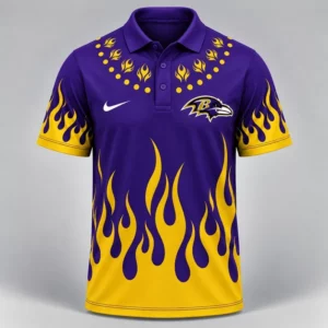 Limited Edition – Customized NFL Baltimore Ravens Polo Shirt