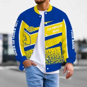 Limited Edition – Customized NFL Los Angeles Rams Satin Varsity & Baseball Jacket