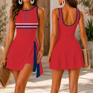 Limited Edition – Customized MLB Boston Red Sox Women’s Summer Skort Dress