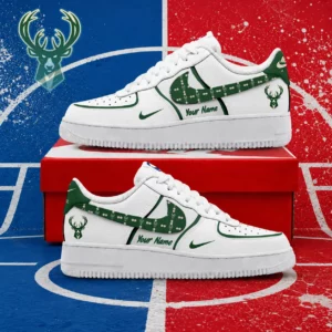 Limited Edition – Customized NBA Milwaukee Bucks Af1 Sneakers