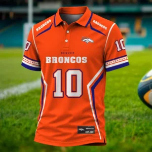 Limited Edition – Customized NFL Denver Broncos Polo Shirt