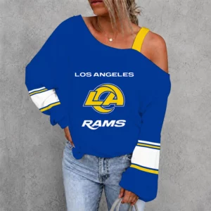 Limited Edition – Customized NFL Los Angeles Rams Drop Shoulder Sweatshirt