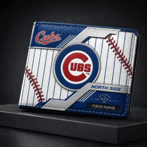 Limited Edition – Customized MLB Chicago Cubs Leather Wallet