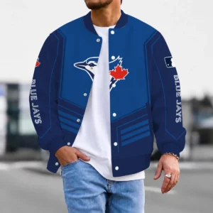 Limited Edition – Customized MLB Toronto Blue Jays Satin Varsity & Baseball Jacket