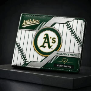 Limited Edition – Customized MLB Oakland Athletics Leather Wallet