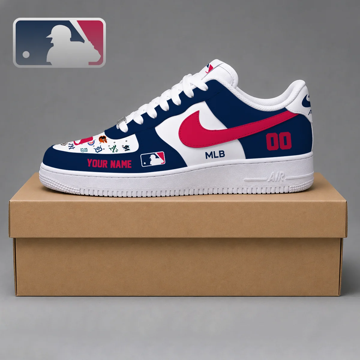 Limited Edition – Customized MLB All Teams Af1 Shoes