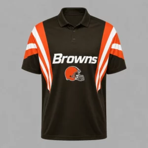 Limited Edition – Customized NFL Cleveland Browns Polo Shirt