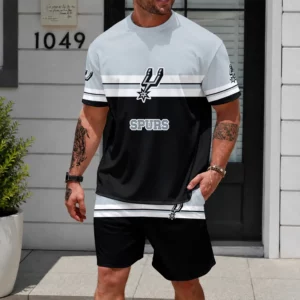 Limited Edition – Customized NBA San Antonio Spurs Unisex T-Shirt & Shorts Set