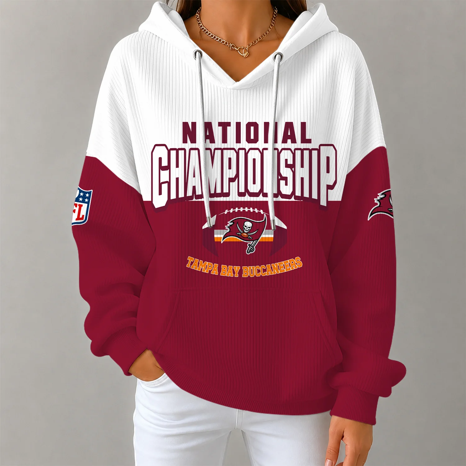Limited Edition – Customized NFL Tampa Bay Buccaneers Ribbed Hoodie & Sweatshirt