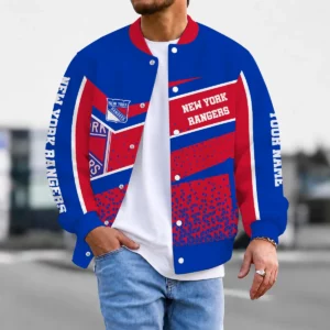 Limited Edition – Customized NHL New York Rangers Satin Varsity Jacket & Baseball Jacket