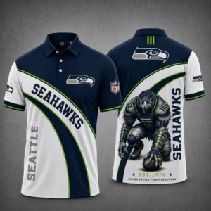 Limited Edition – Customized NFL Seattle Seahawks Polo Shirt